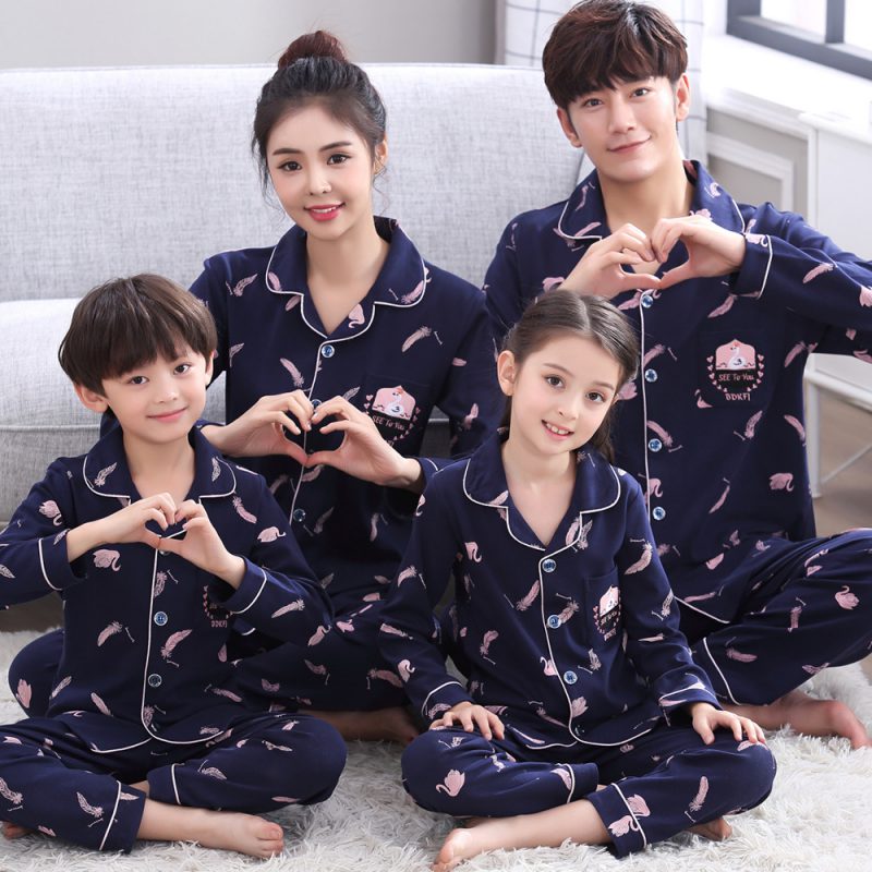 Mẫu pijama đôi hàn quốc cho bố mẹ thanh lịch