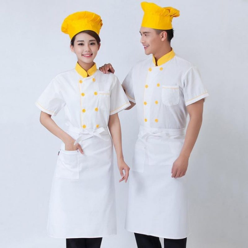 mẫu đồng phục bếp đẹp