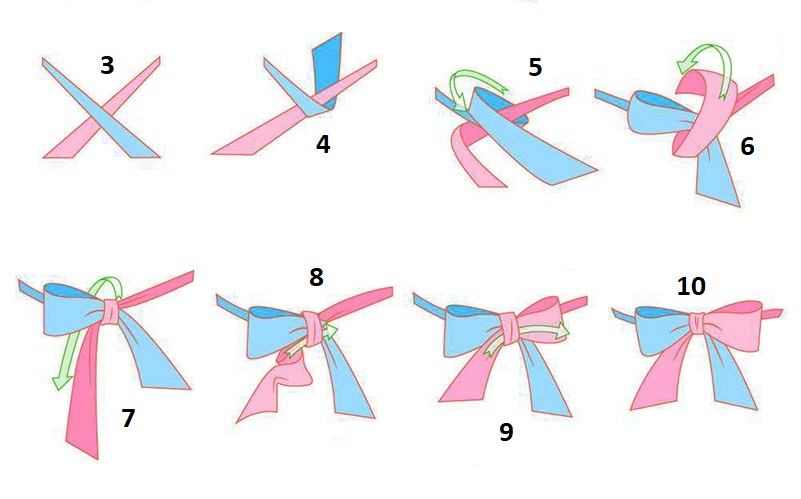 10 bước hướng dẫn cách thắt nơ áo phông