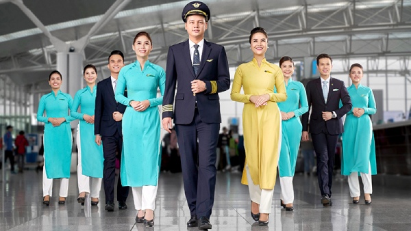Đồng phục tiếp viên hàng không Vietnam Airlines